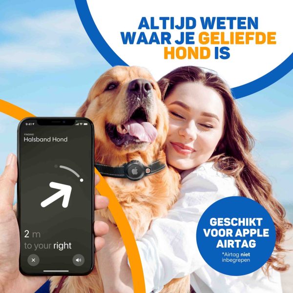 Hondenhalsband airtag 2