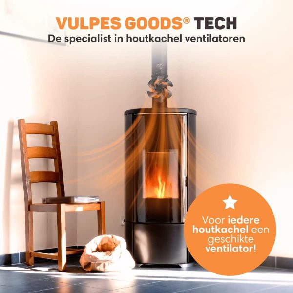 Kachelventilator voor Houtkachel7