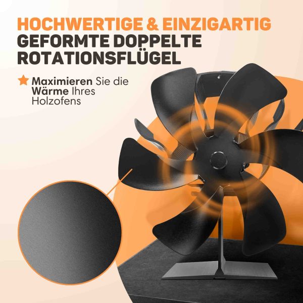 Kaminventilator für Holzofen – Einzel 6