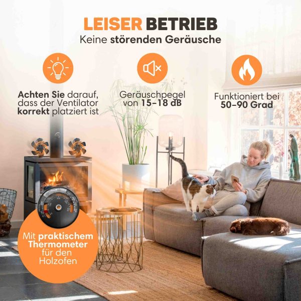 Kaminventilator für Holzofen – Einzel 8