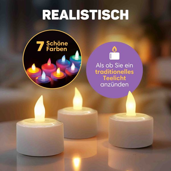LED-Kerzen Wiederaufladbar PRO inkl. Fernbedienung