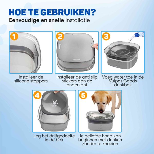 Drinkbak zwart 3