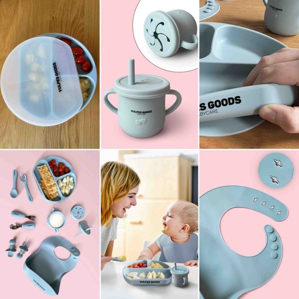 Silikon-Babygeschirr-Set 12