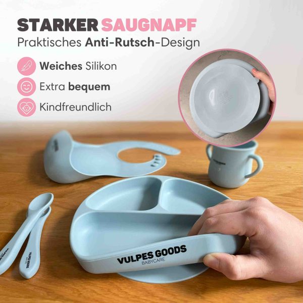 Silikon-Babygeschirr-Set 8