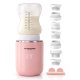Flessenwarmer Roze - Nieuwe voorfoto met 7 adapters