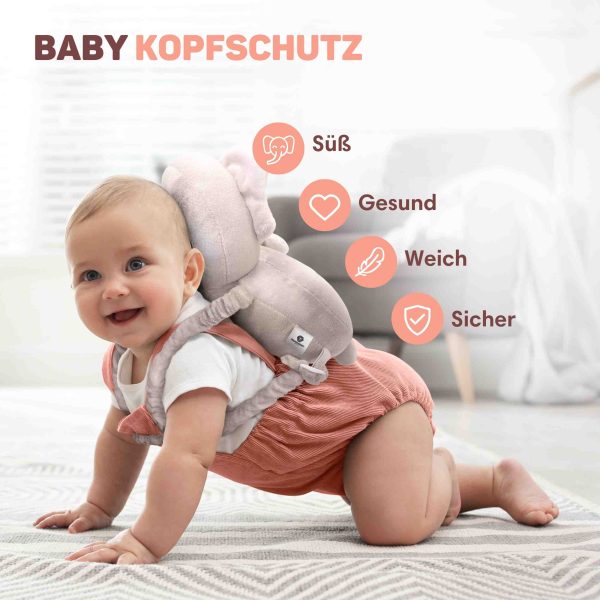 Baby-Kopfschutz Elefant 2