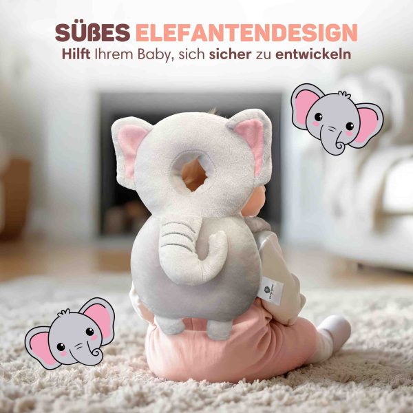 Baby-Kopfschutz Elefant 3