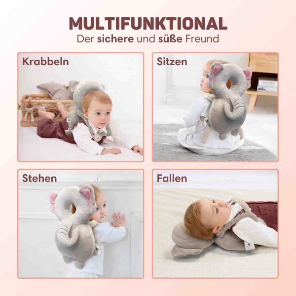 Baby-Kopfschutz Elefant 4
