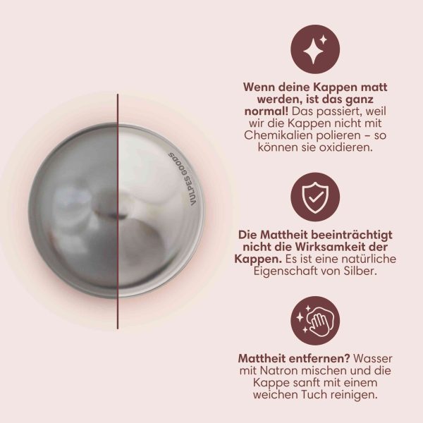 Silber-Stillkappen 12 Silber-Stillkappen 12