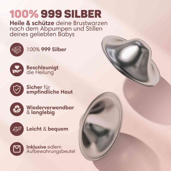 Silber-Stillkappen 2 Silber-Stillkappen 2