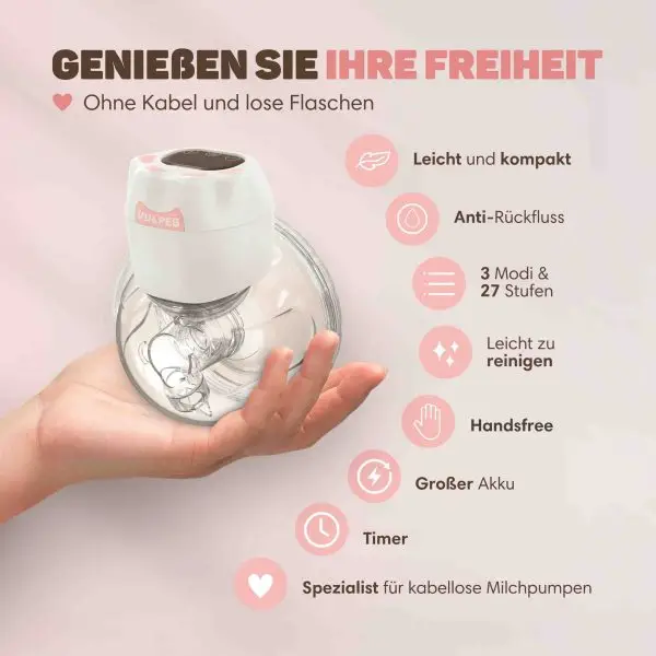 Elektrische kabellose Milchpumpe 11