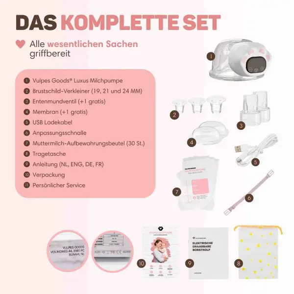 Elektrische kabellose Milchpumpe 13