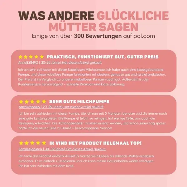 Elektrische kabellose Milchpumpe 16