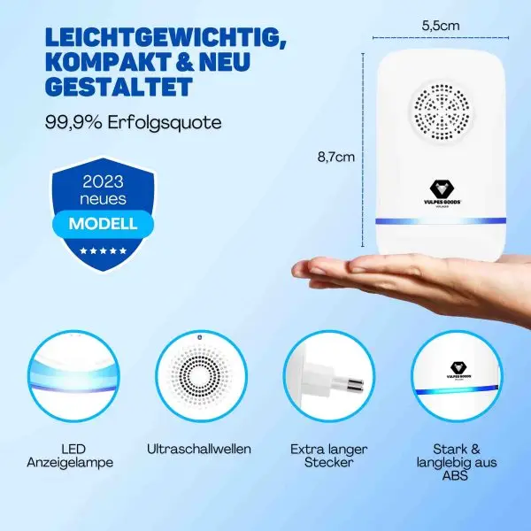 Ultraschall Mäusevertreiber PRO 11