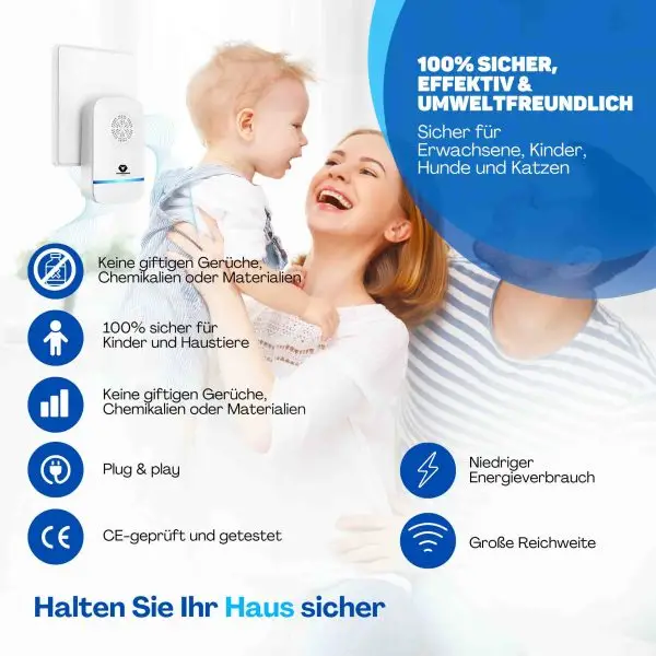 Ultraschall Mäusevertreiber PRO 5